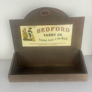 Bedford Candy Co. Wooden Display Box